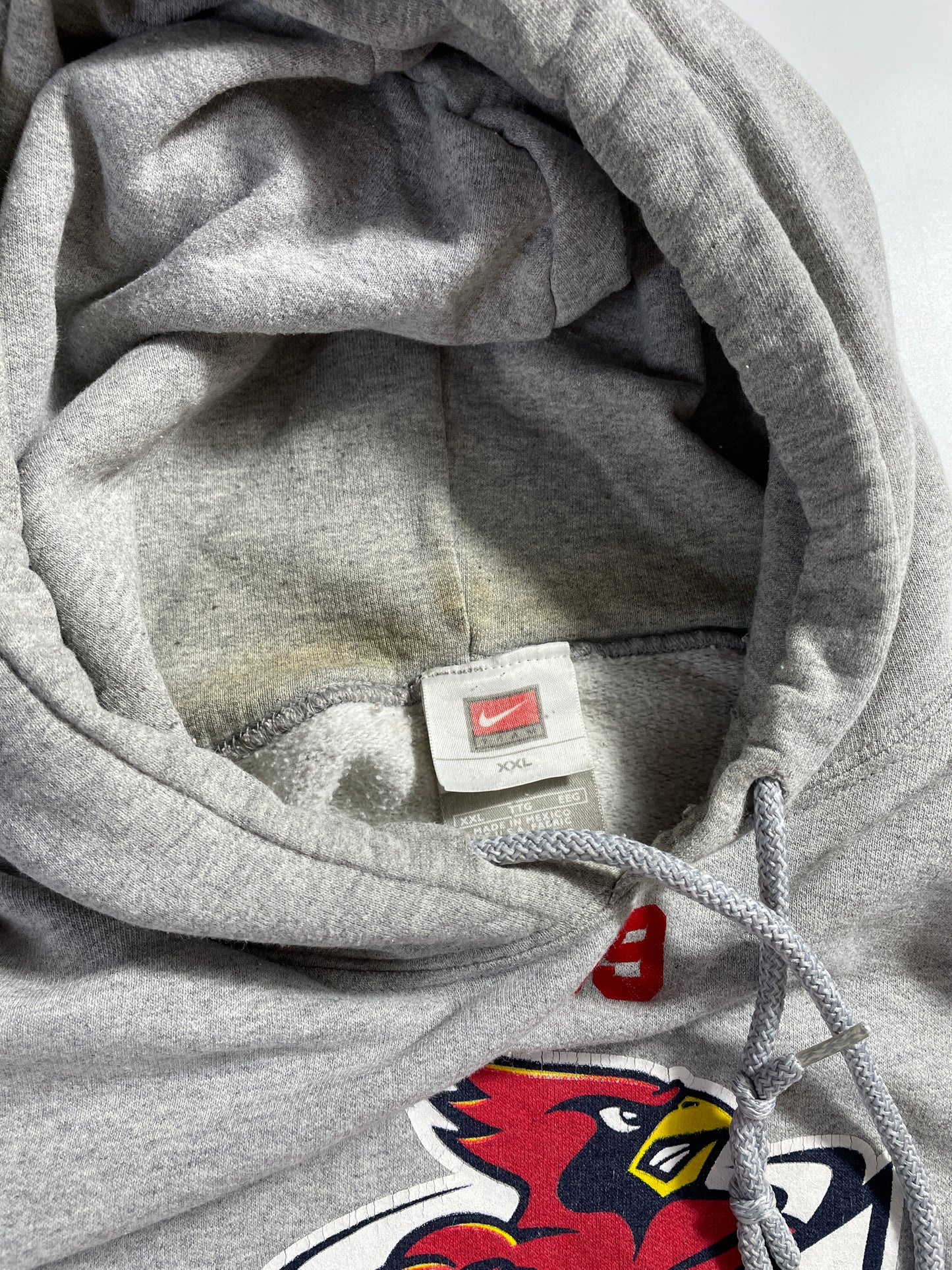 00' NIKE x IOWA STATE Size XXL Vintage College Hoodie Sweat-Shirt / E6592S
