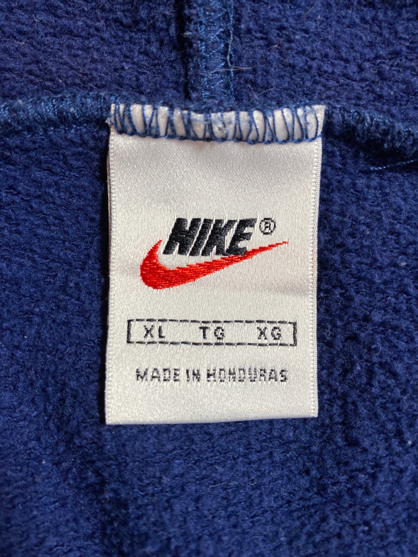 90’s NIKE SWOOSH CENTER LOGO Size XL Vintage Hoodie Sweat-shirt / 9575