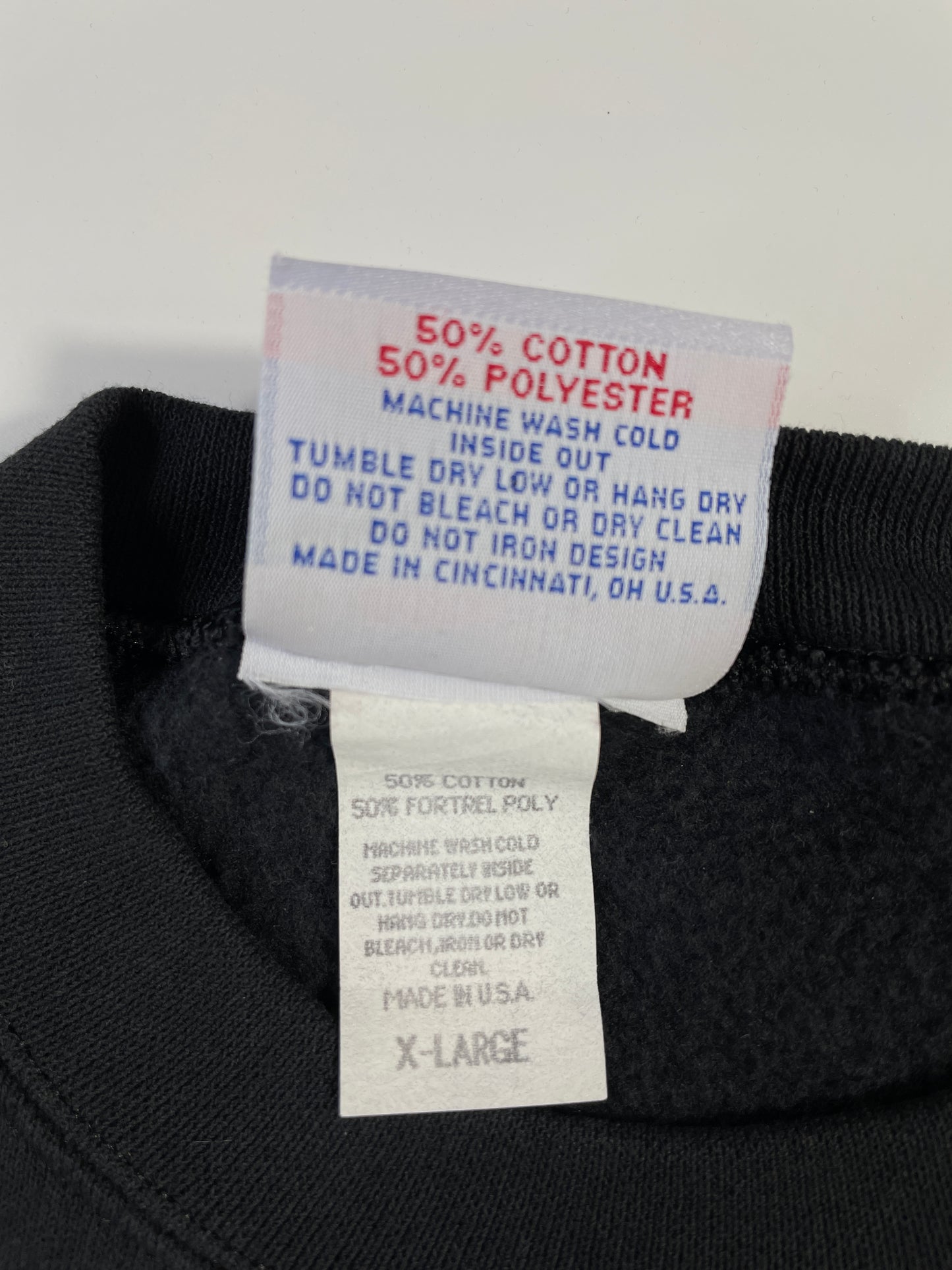 1996 NORTH WESTERN ROSE BOWL Made in USA Size XL Vintage College Sweat-shirt / E1428S