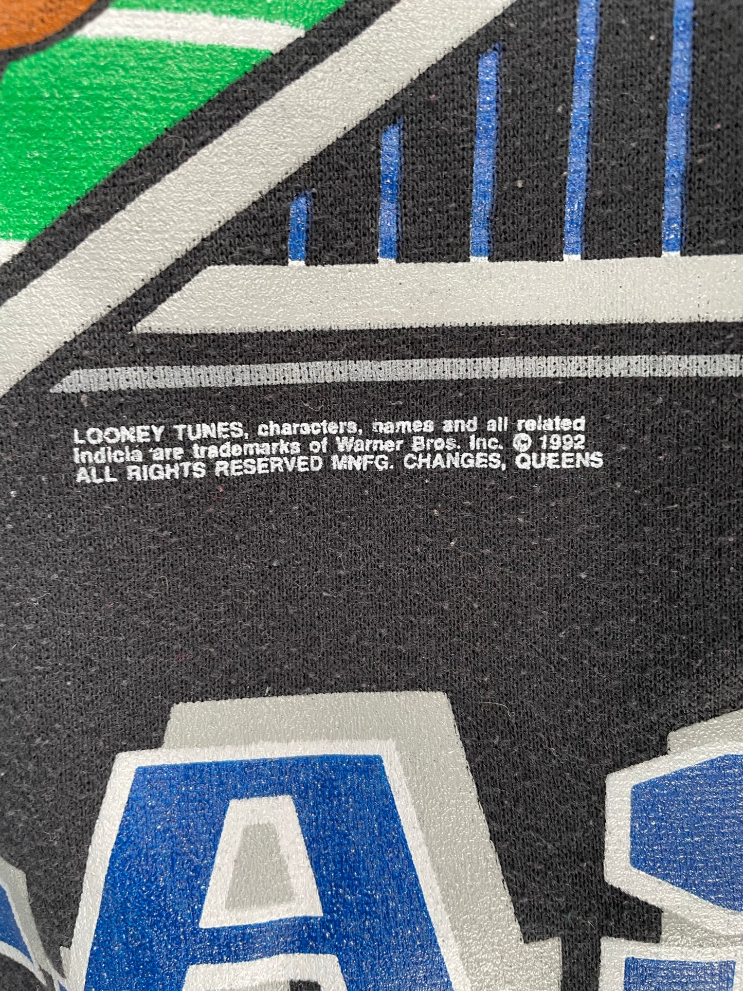 1992 DALLAS COWBOYS x TAZ Made in USA Size XL Vintage NFL Sweat-Shirts/ K8767