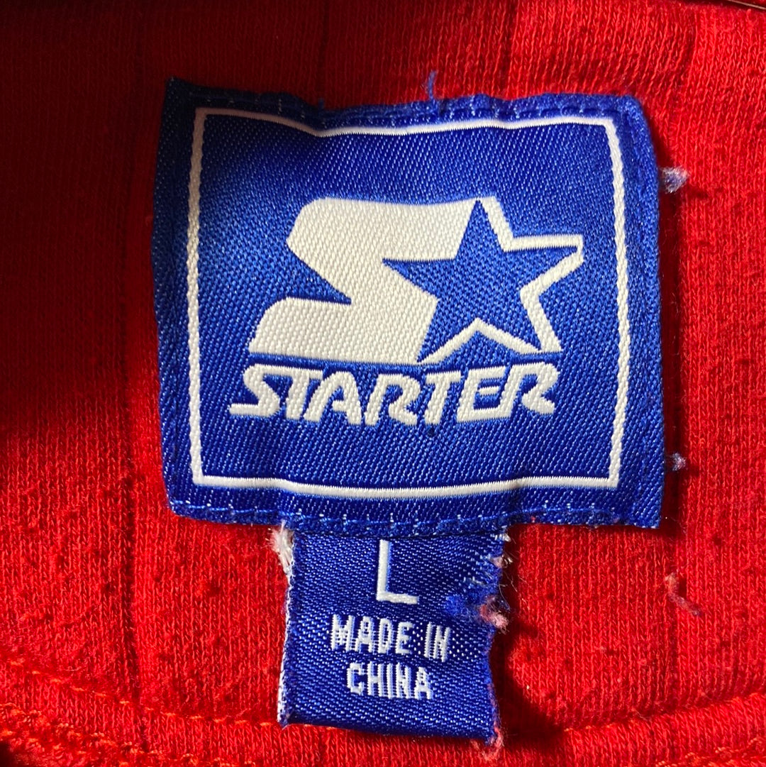 90’s STARTER x UNIVERSITY OF WISCONSIN Size L Vintage College Sweat-Shirt / E3414S