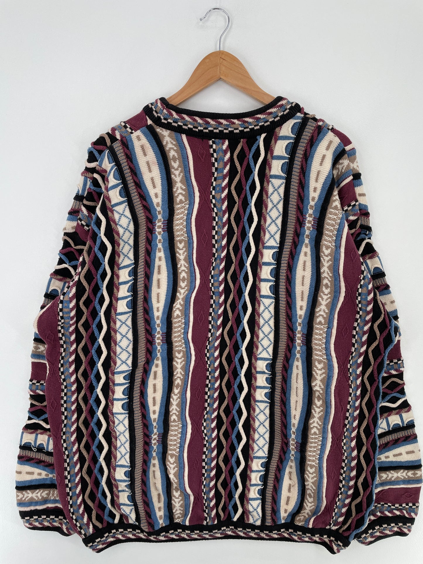 Vintage 3D COOGI- Style Size XL Knit Sweater / A9704
