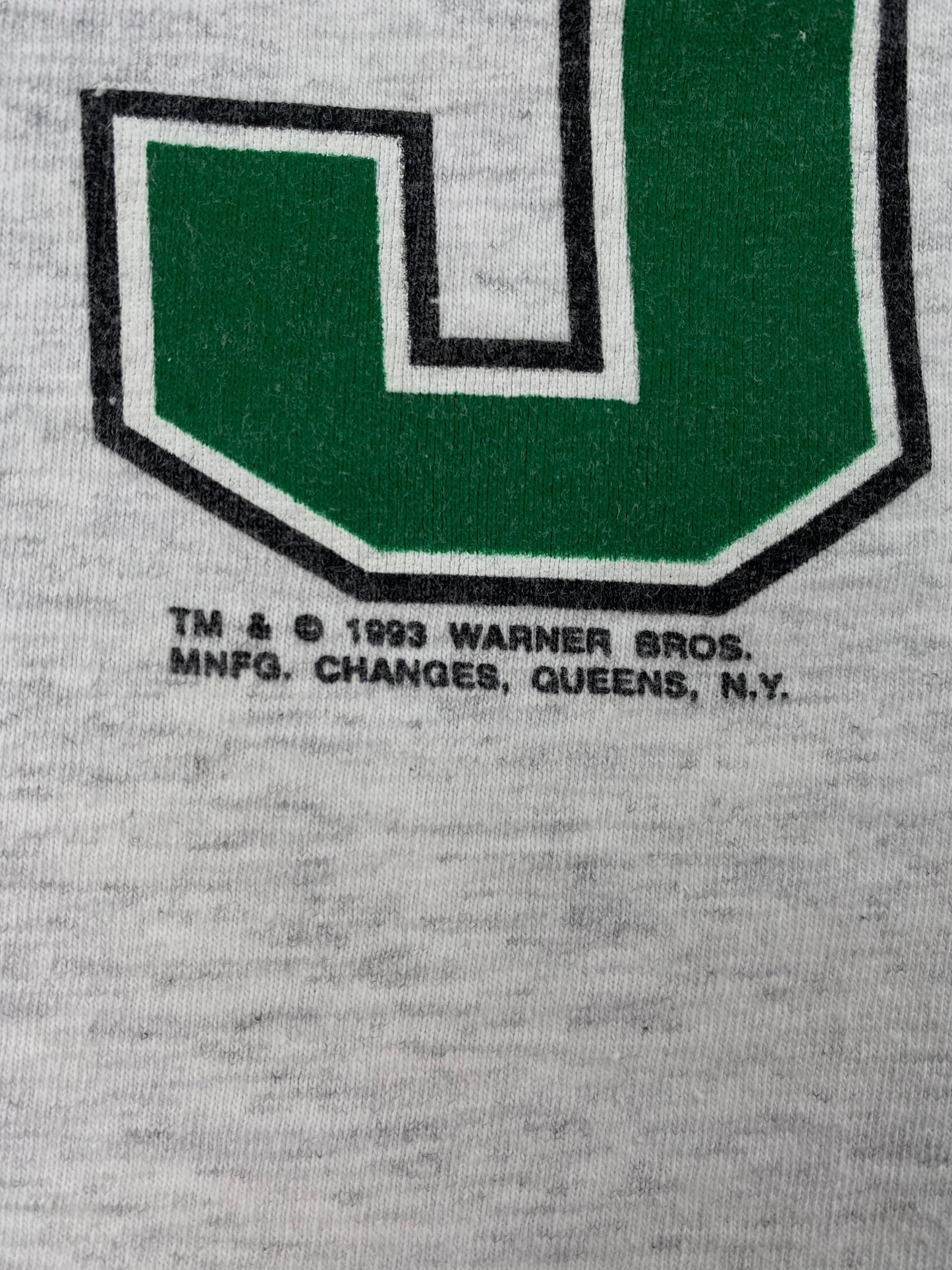 1993 LOONEY TUNES x NEW YORK JETS Size L Vintage NFL T- Shirts / A1040