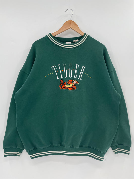 00's DISNEY TIGGER Size XXL Vintage Sweat-shirt / K5892