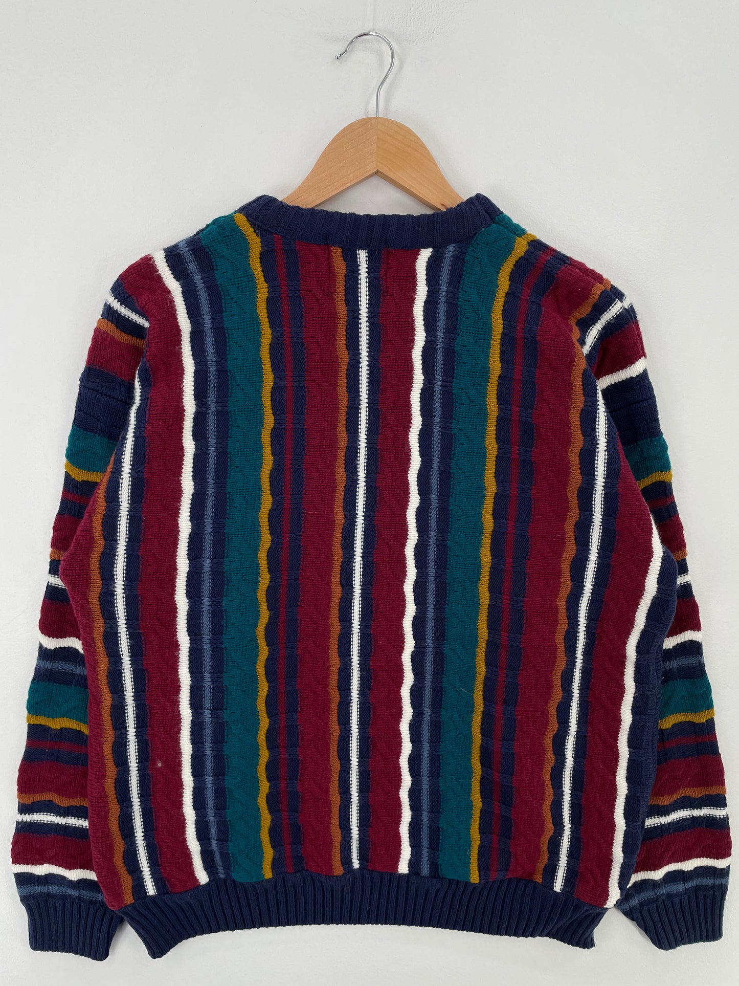 Vintage COOGI Style Made in USA Size L Acrylic Knit Sweater / E3685K
