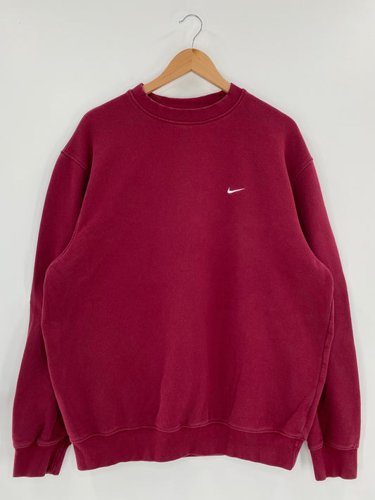 00’ NIKE MINI SWOOSH Size L Vintage Sweat-Shirt / K4491