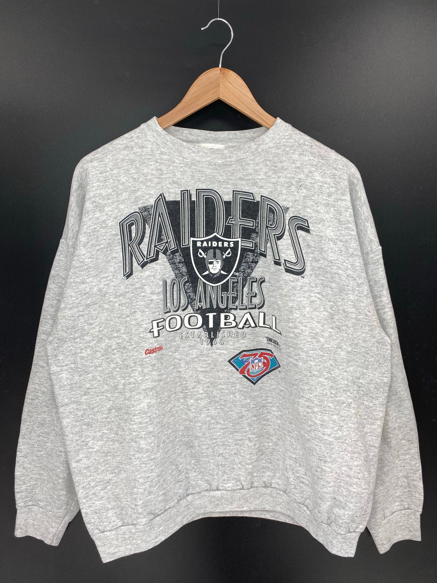 1994' LOS ANGELS RAIDERS Size XL Vintage NFL Sweat-Shirt/ K7789