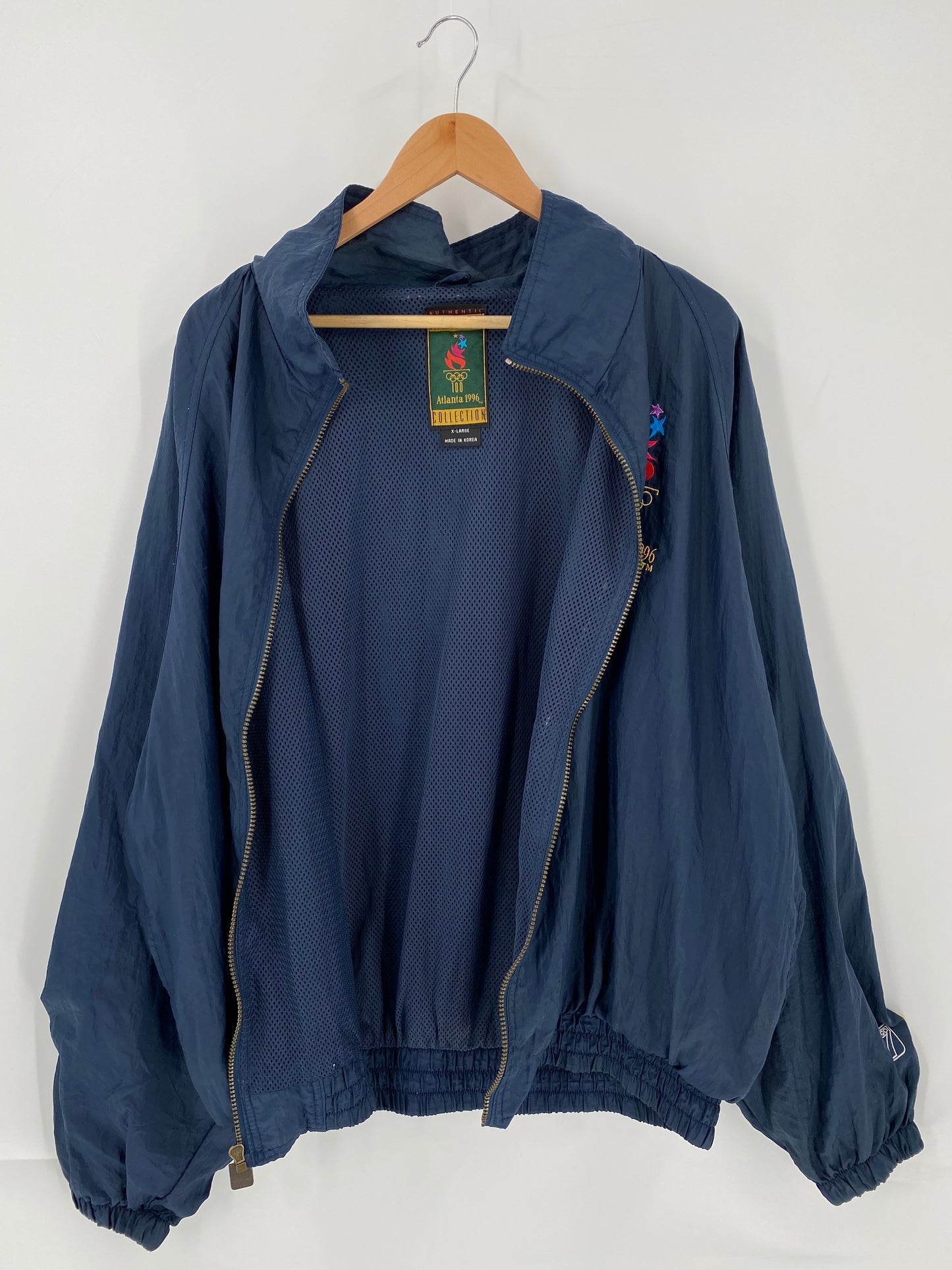 1996 ATLANTA OLYMPIC Size XL Vintage Nylon Jacket / K6074