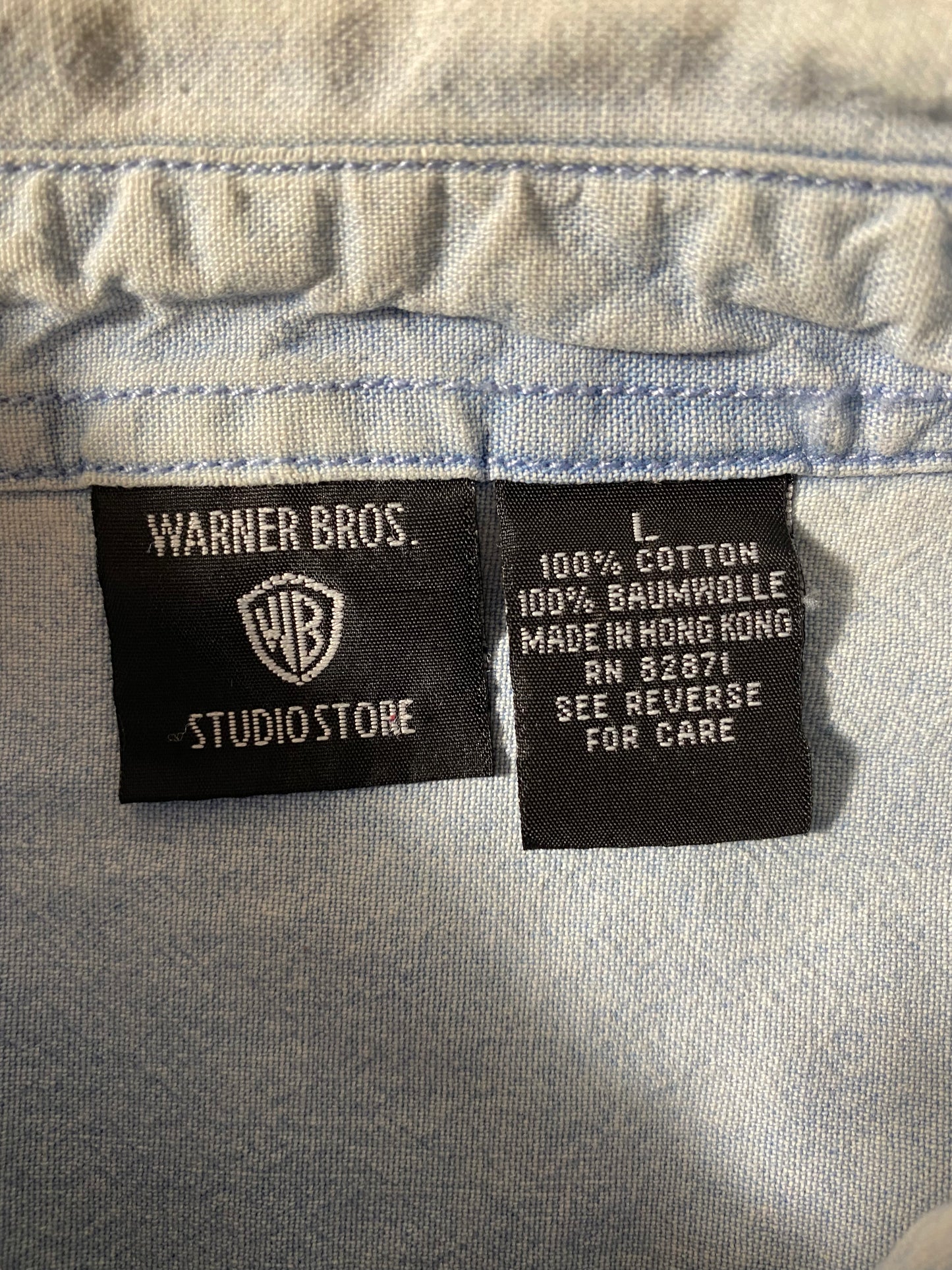 90's SCOOBY DOO Size L Vintage Button Down Shirt / K9938