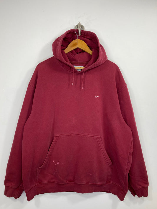 00’ Nike Mini Swoosh Size XXL Vintage Hoodie Sweat-Shirt / 4783