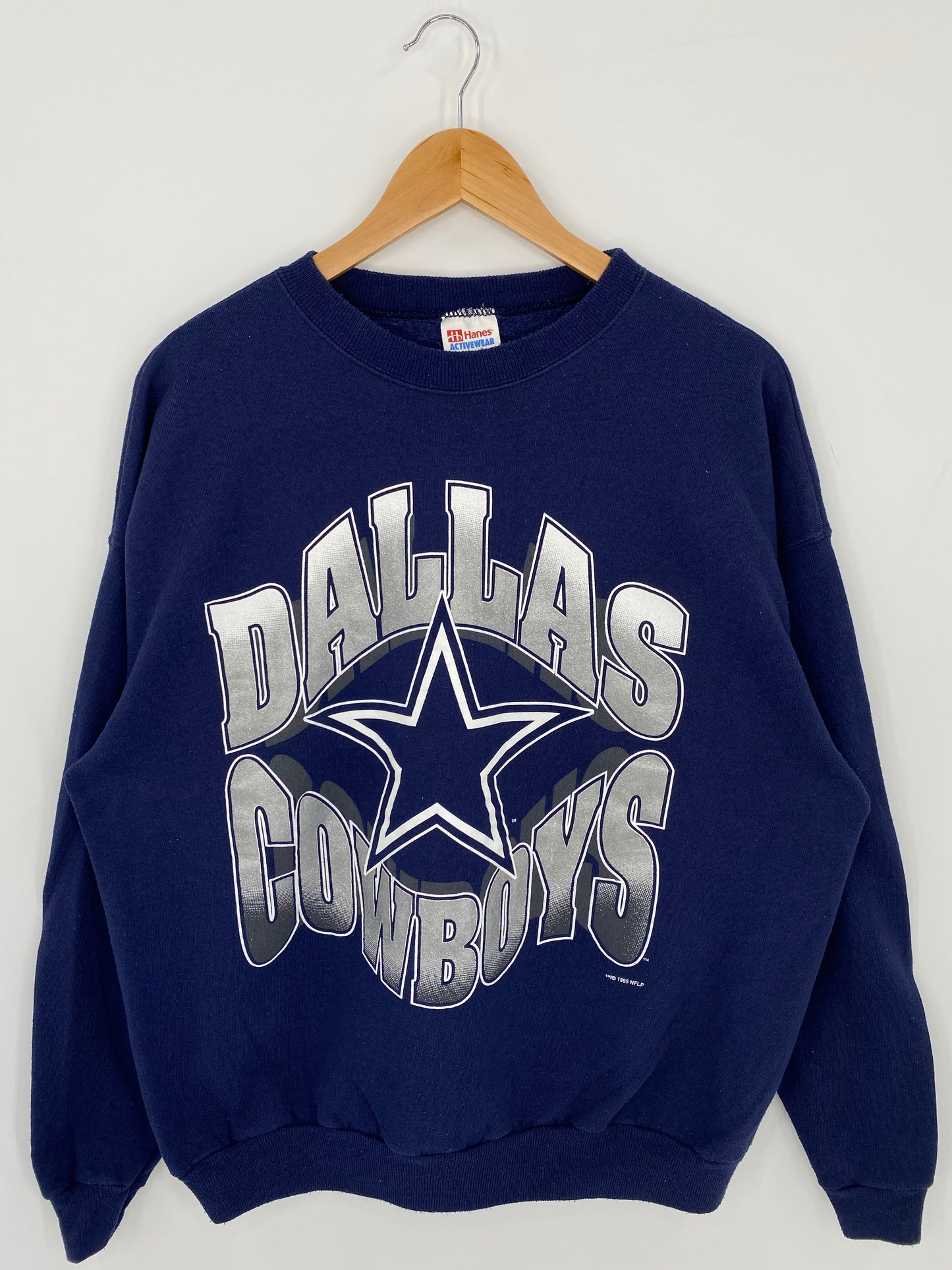1995 DALLAS COWBOYS Made in USA Size XL Vintage NFL Sweat-Shirts / K7368