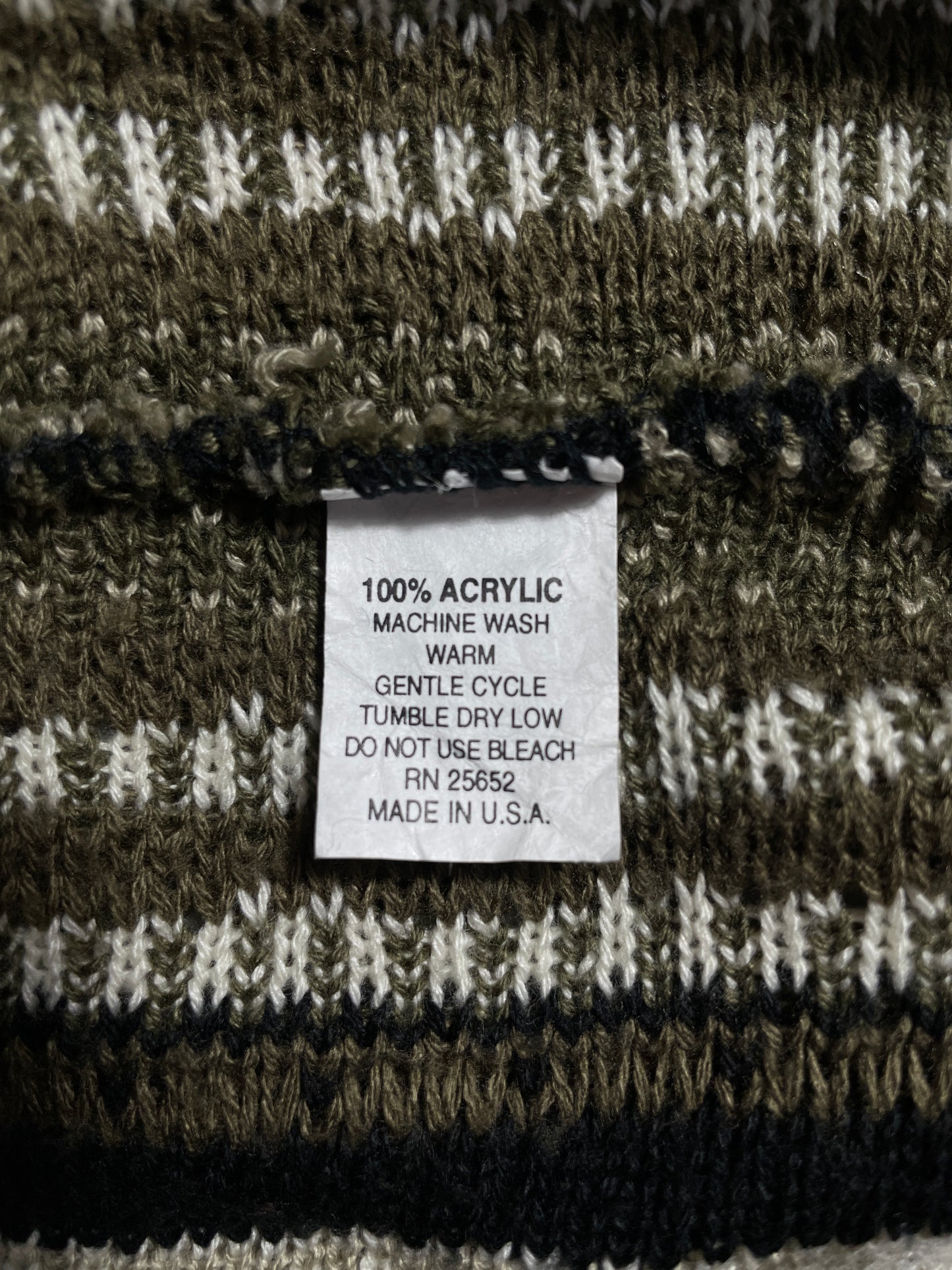 Vintage 3D COOGI- Style Made in USA Size XL Knit Sweater / A8690