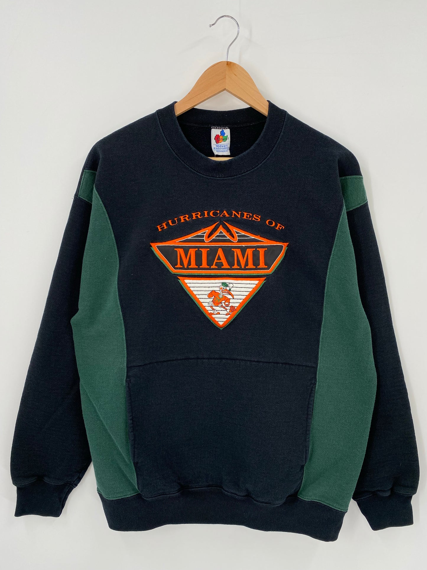 90’s MIAMI HURRICANES Made in USA Size XL Vintage Sweat-Shirt / K4172