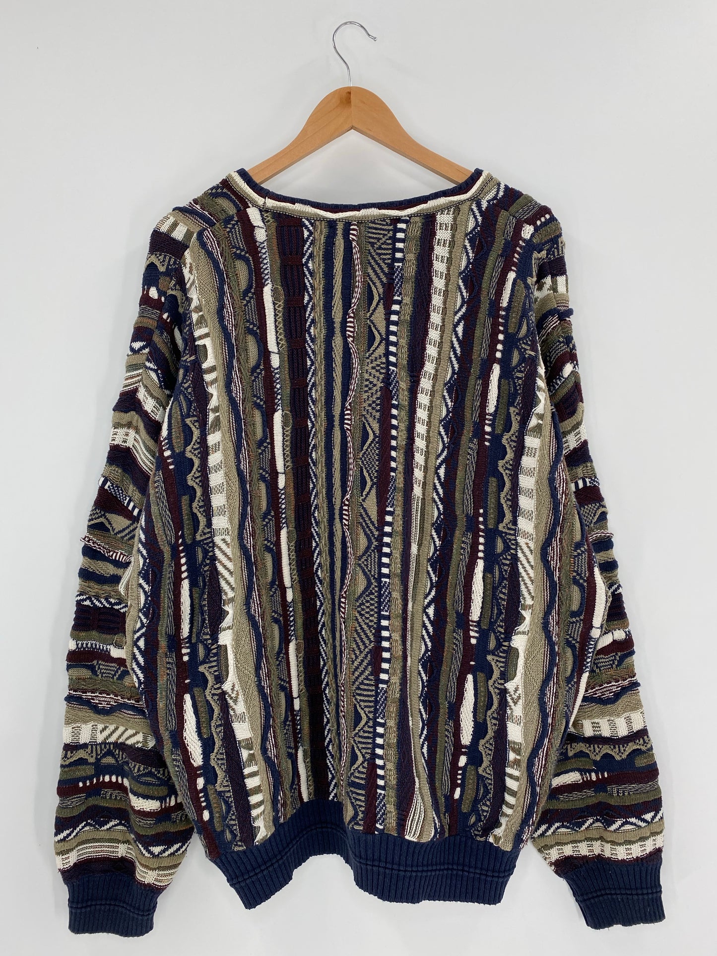 Vintage 3D COOGI- Style Size XXL Knit Sweater / K4741