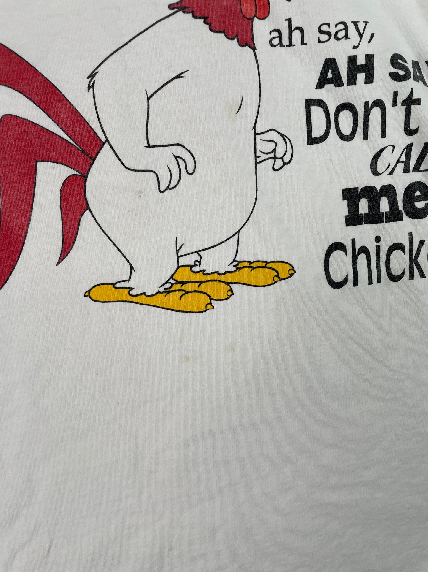 .1995 LOONEY TUNES CHICKEN Made in USA Size XXL Vintage T-shirt / A9000