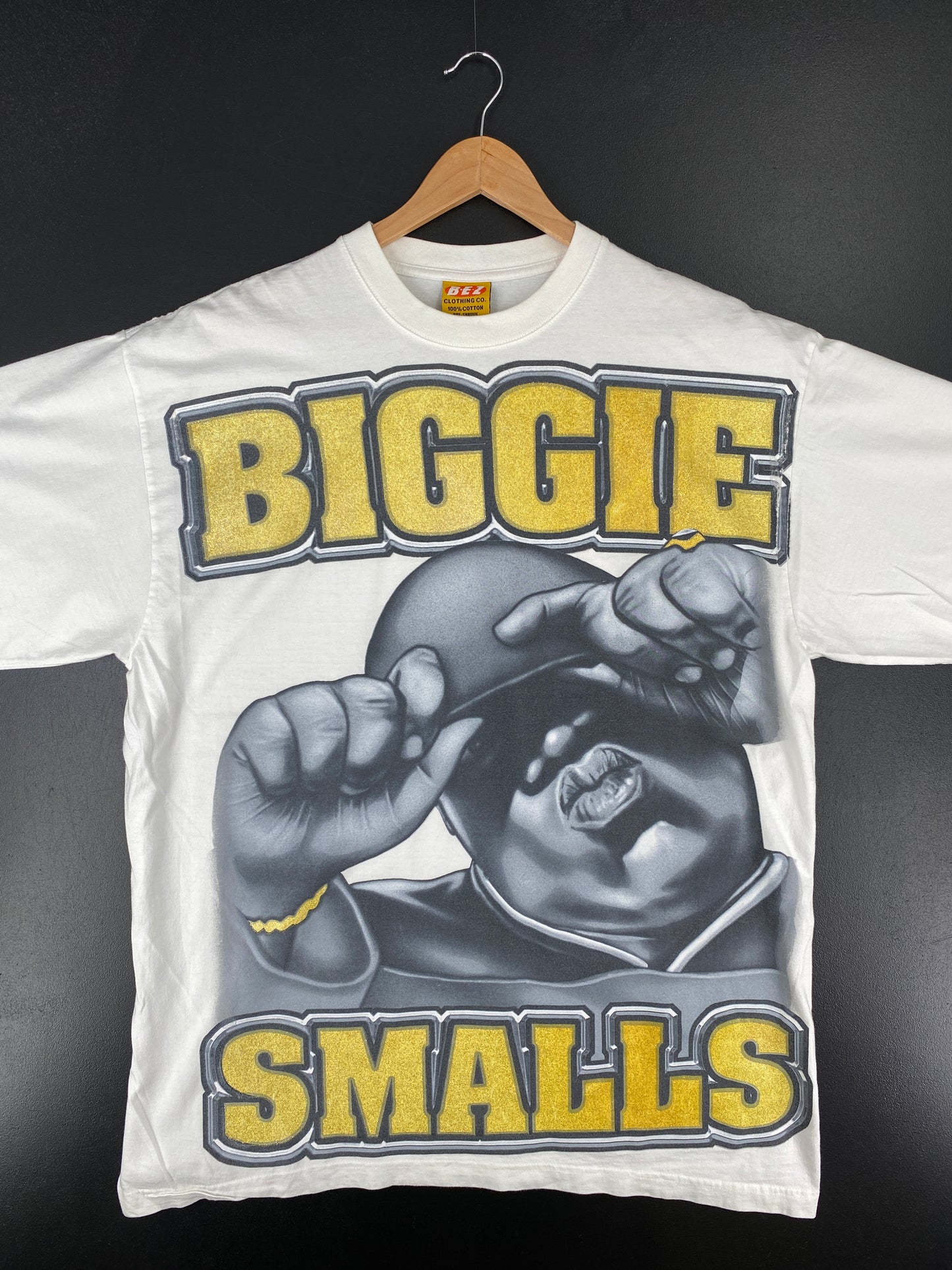 00' BIGGIE SMALLS Size XXL Vintage Music T-Shirt / A4960