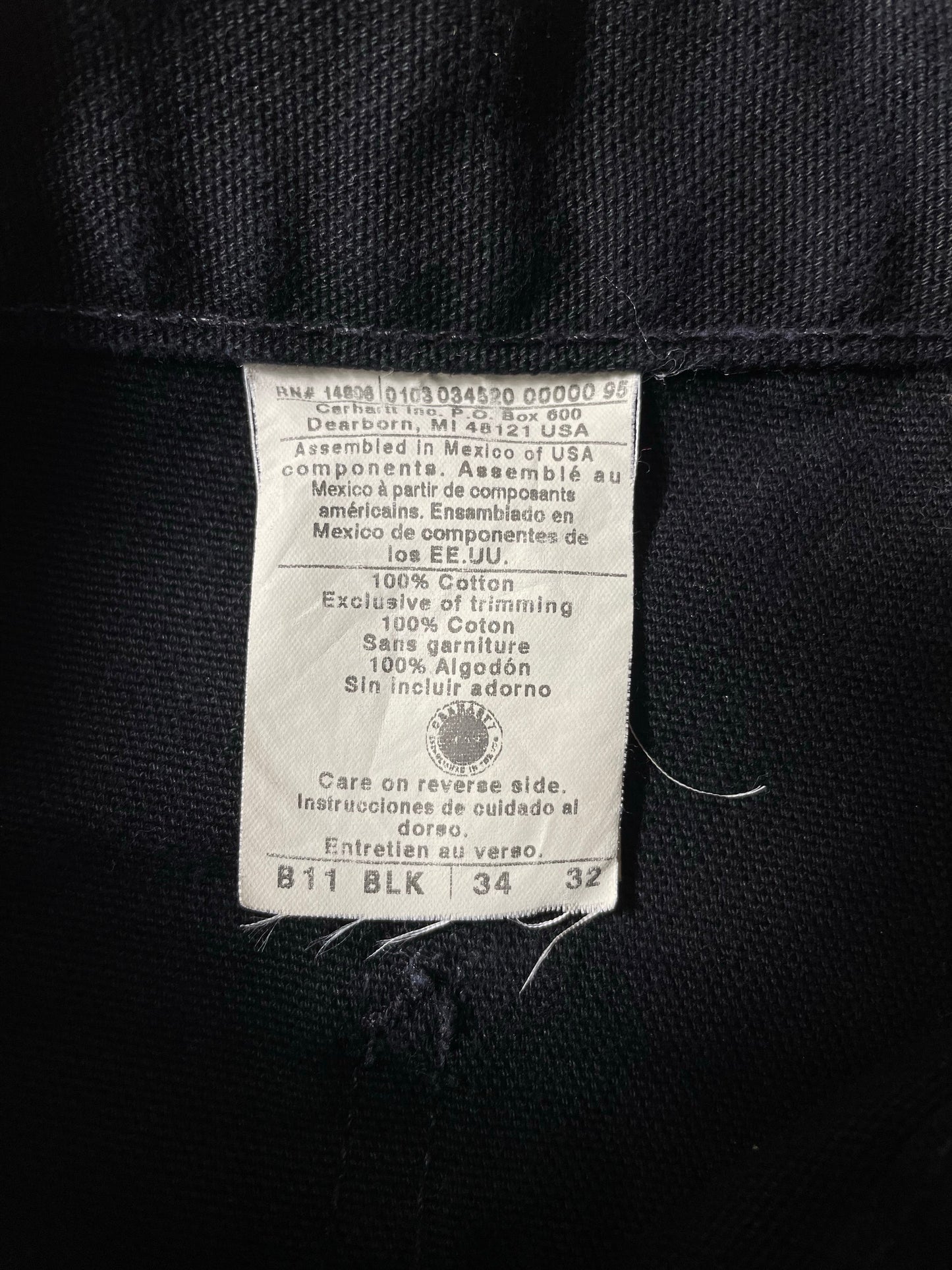 Vintage CARHARTT Size W34xL31.5 Duck Pants / E1505P