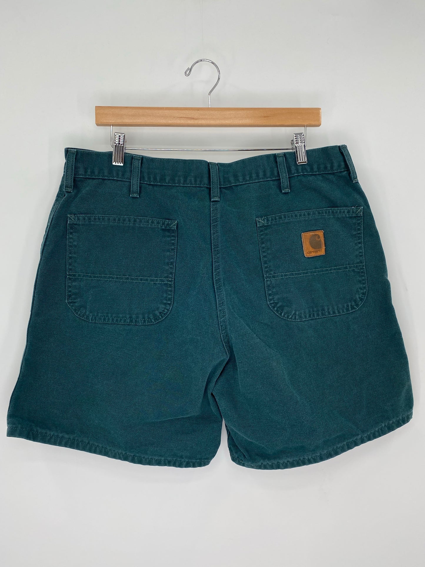 Vintage CARHARTT Size No Tag (Approx.36) Duck Shorts / K9371