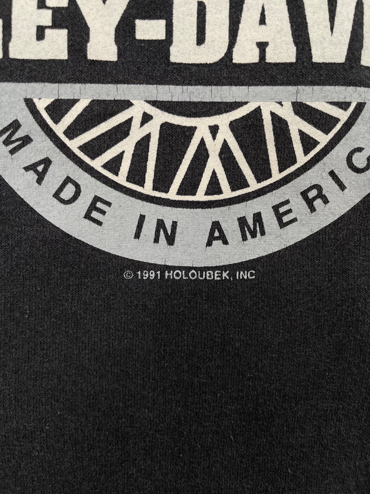 1991 HARLEY DAVIDSON Made in USA Size L Vintage Sweat-shirt / A8420