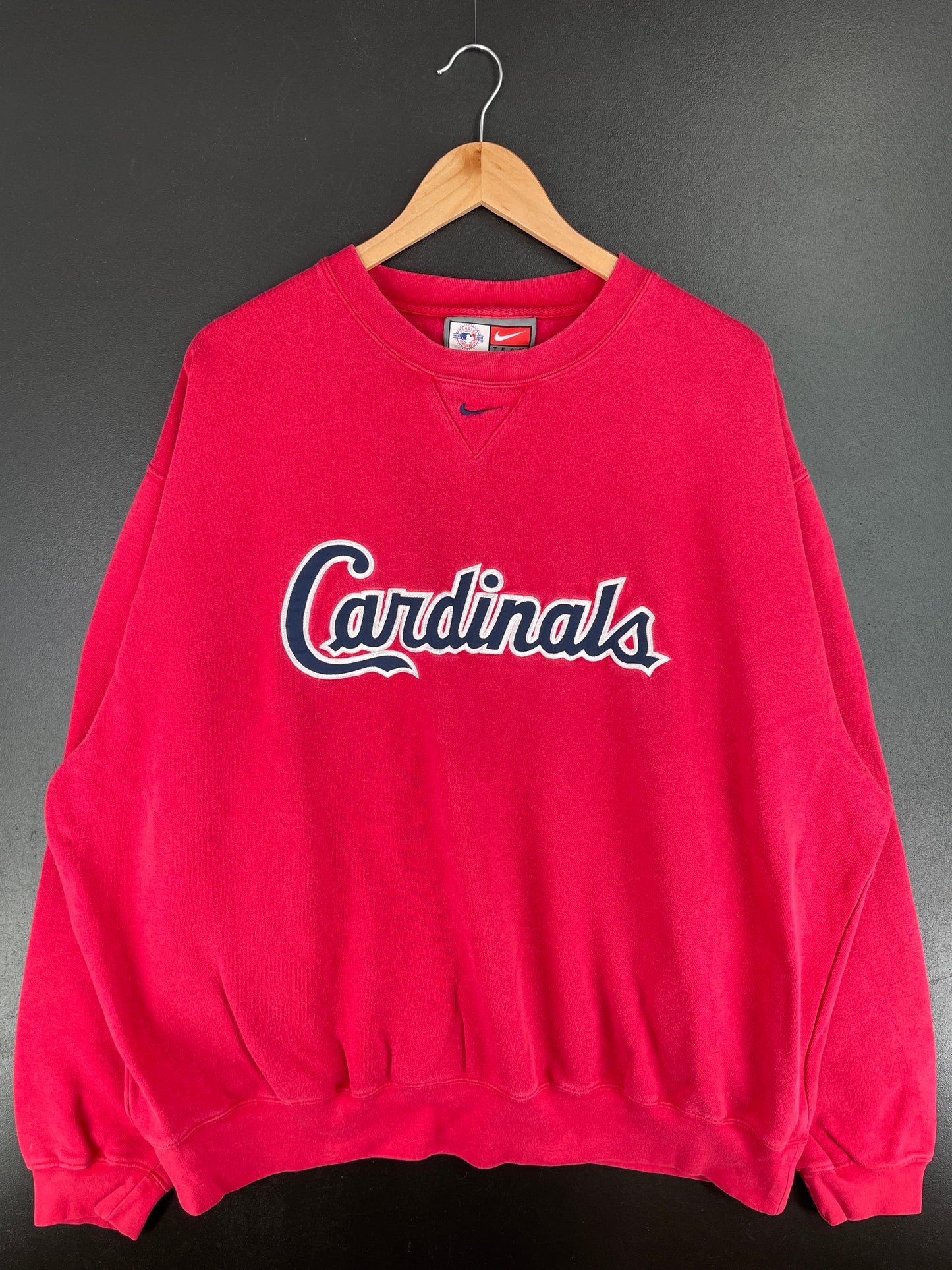 00' NIKE ST. LOUIS CARDINALS Size XXL Vintage MLB Sweat-Shirt / A3867