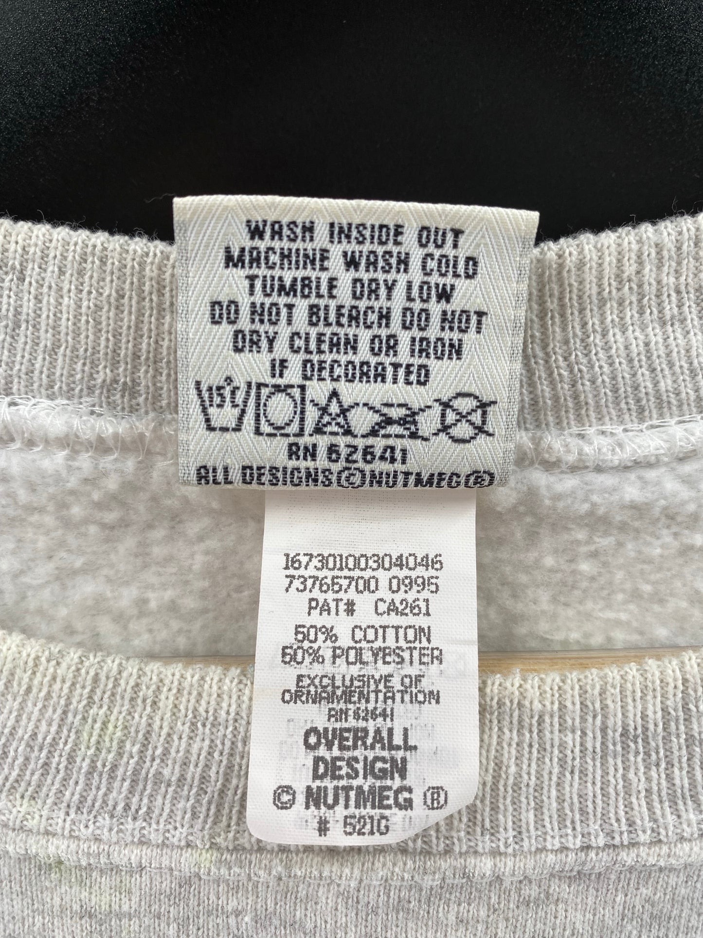 1995 CLEVELAND BROWNS Made in USA Size XL Vintage NFL Sweat - Shirt/ K6297