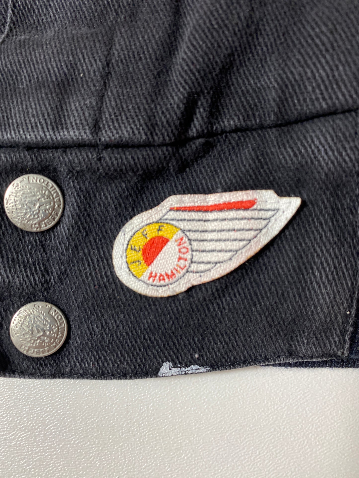 THE HOME DEPOT x JEFF HAMILTON NASCAR RACING Size XL Vintage Racing Jacket / K3164