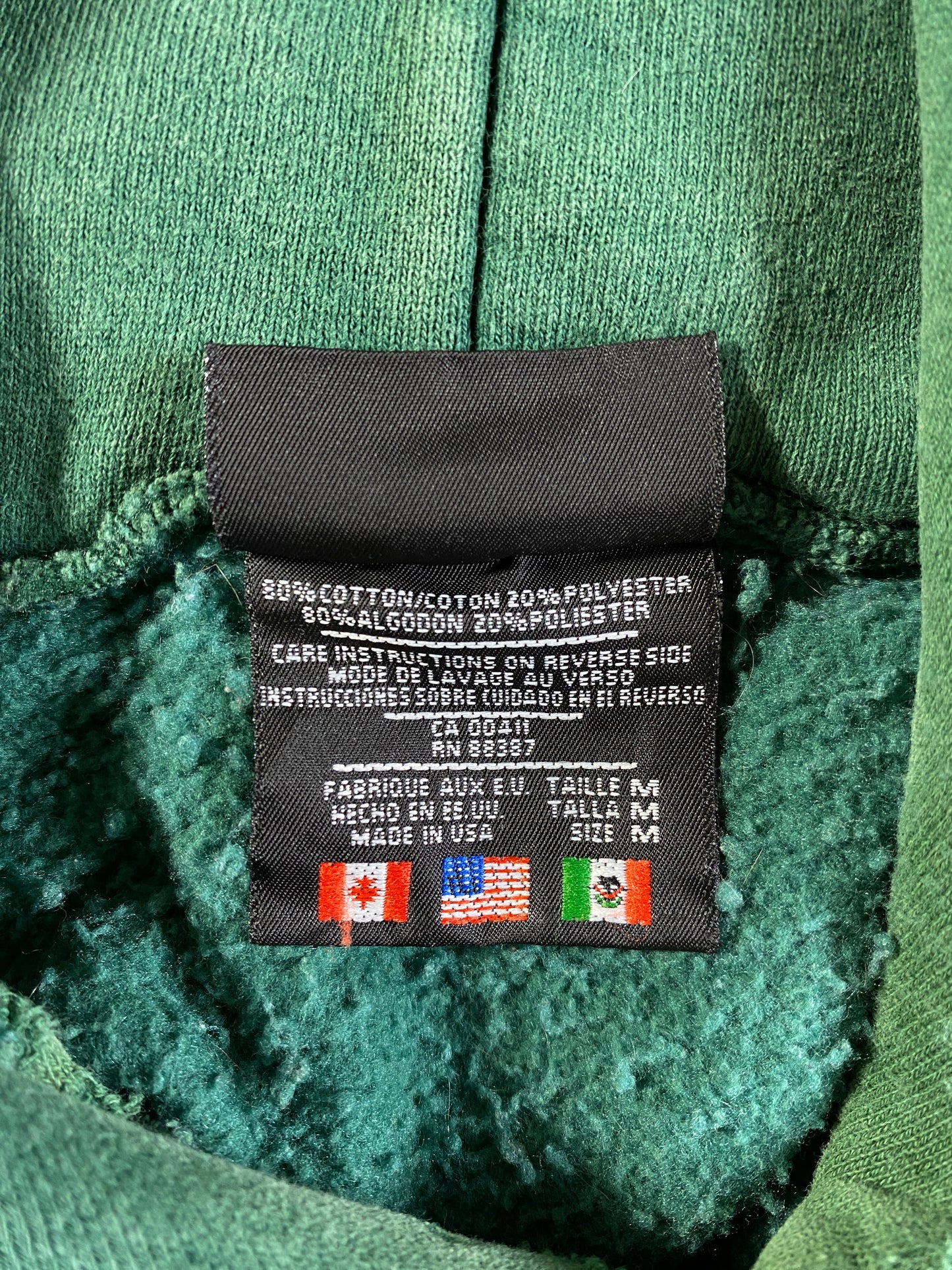 .90's ADIDAS Made in USA Size M Vintage Hoodie Sweat-Shirt / E5647S