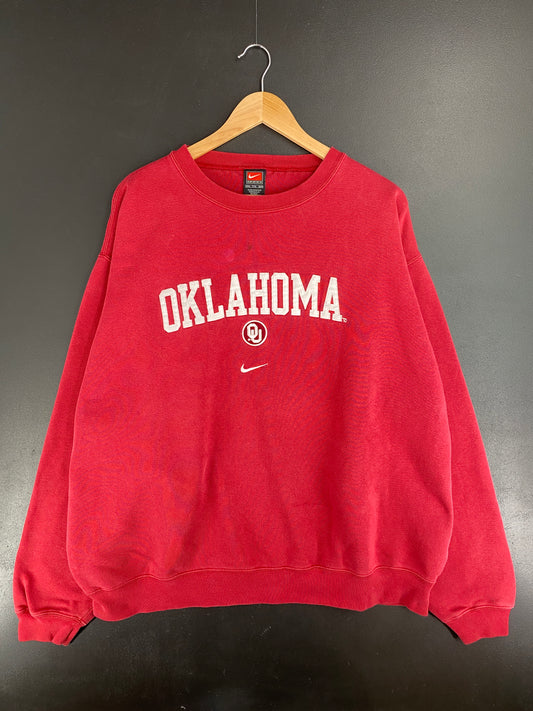 00' NIKE x OKLAHOMA Size XXL Vintage College Sweat-shirt / E3148S