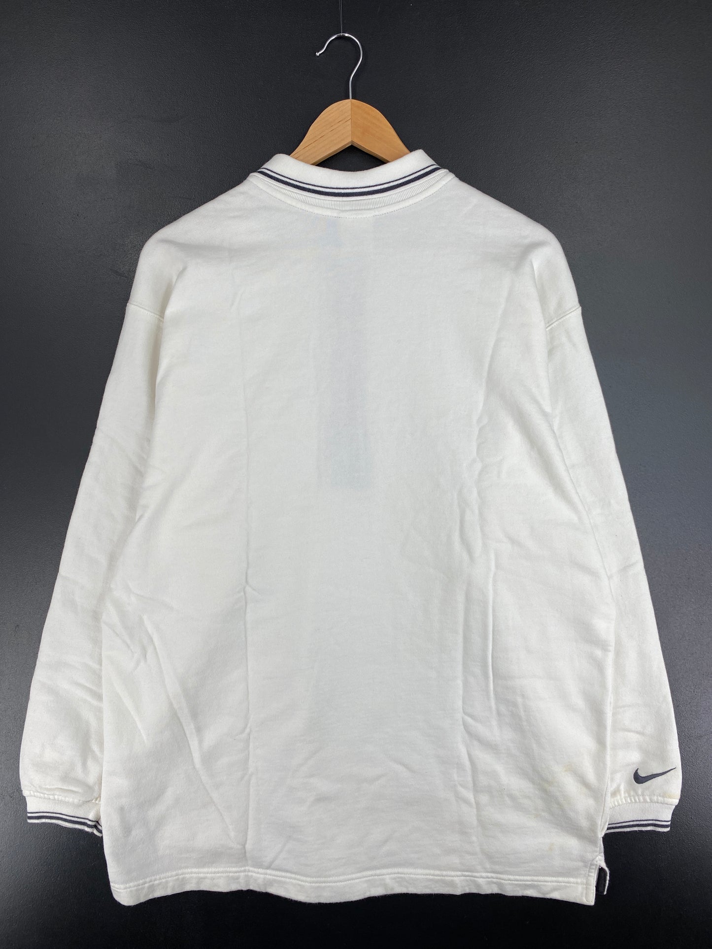 90’s NIKE Tennis Size L Vintage Half Zip Up Sweat shirt / E3706S