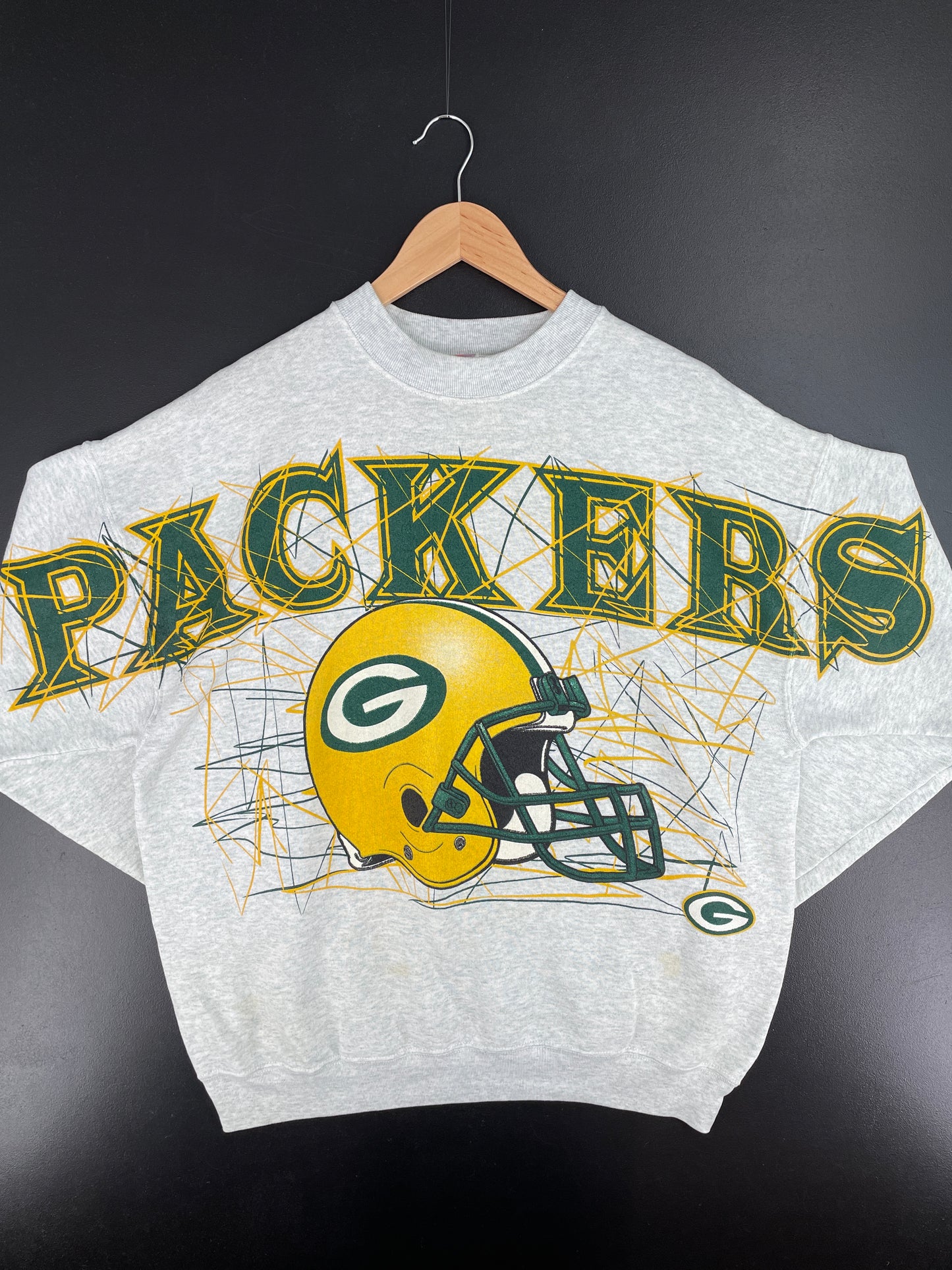 00' GREEN BAY PACKERS Size XL Vintage NFL Sweat-Shirt / A4114