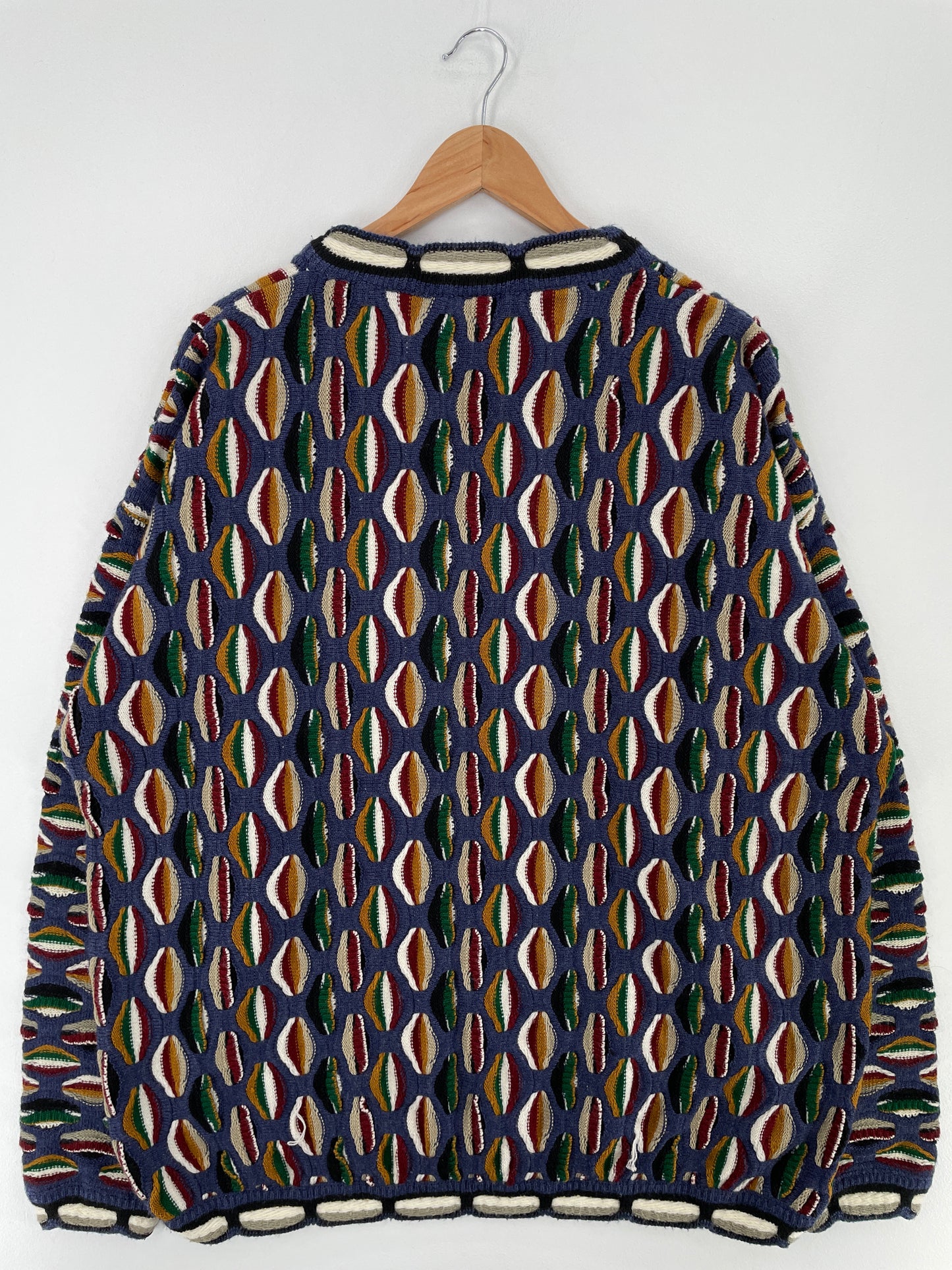 Vintage 3D COOGI- Style Size XXL Knit Sweater / A9701
