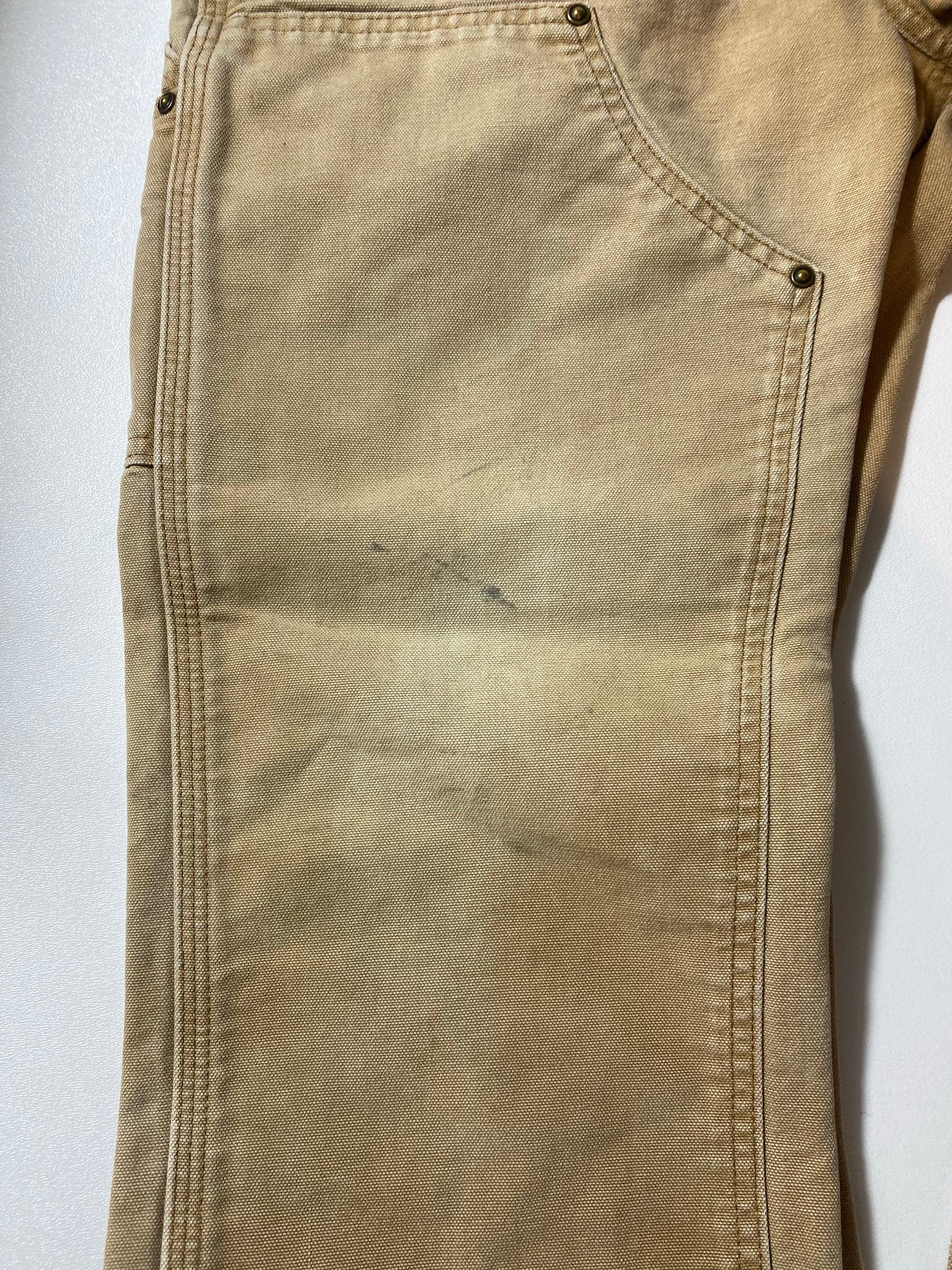Vintage CARHARTT Size W30xL28.5 Double Knee Duck Pants / K9459