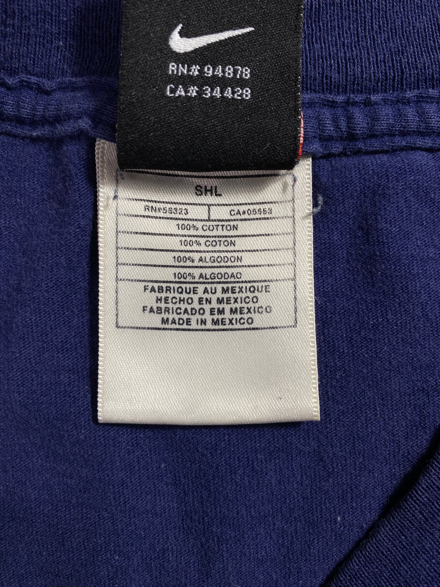 00’ NIKE x NORTH CAROLINA Size XL Vintage College Long Sleeve T-shirt / A5970