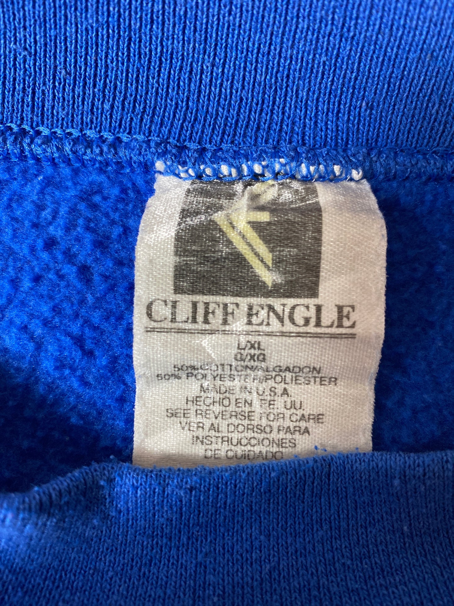 1994 NEW YORK GIANTS MADE IN USA Size L/ XL Vintage NFL Sweat shirt / K50