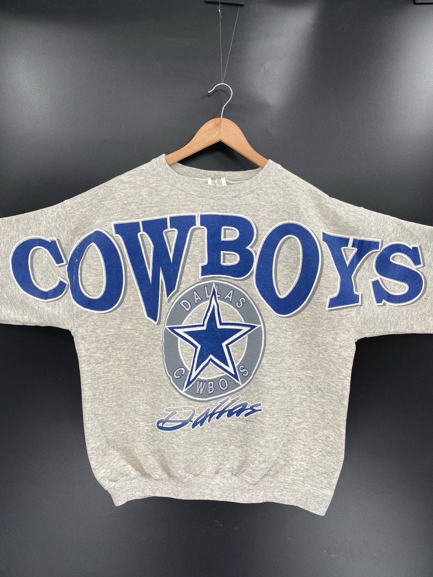 1995 DALLAS COWBOYS Made in USA Size XL Vintage NFL Sweat-Shirt / K4169
