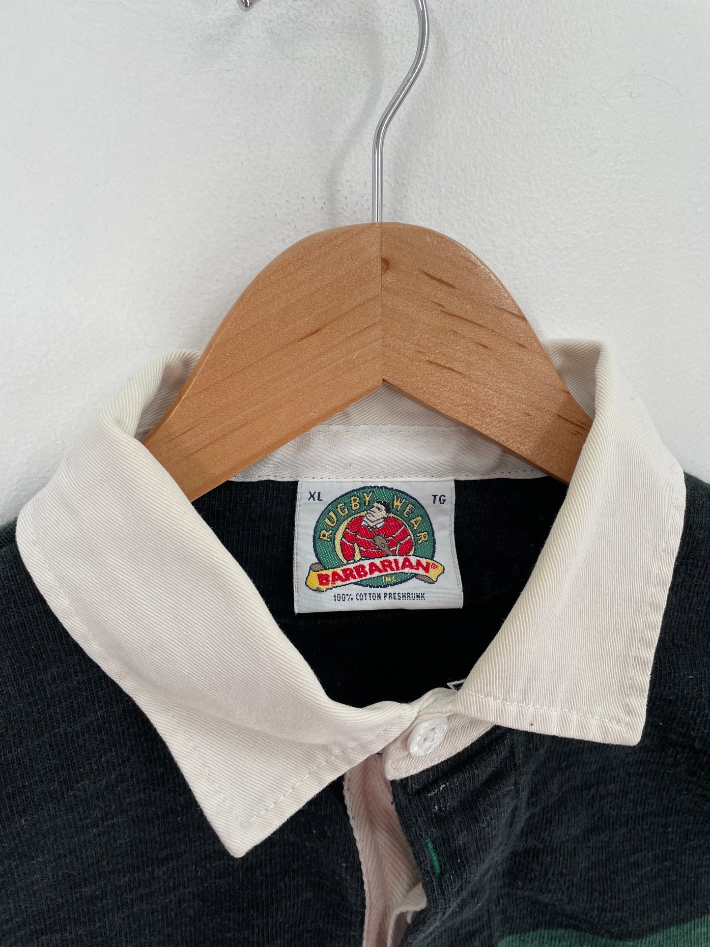 90’s HARVARD Size XL Vintage Rugby Shirt / E4926R