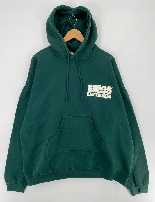 1993 GUESS Approx. Size XL Vintage Hoodie Sweat-Shirt / E3127S