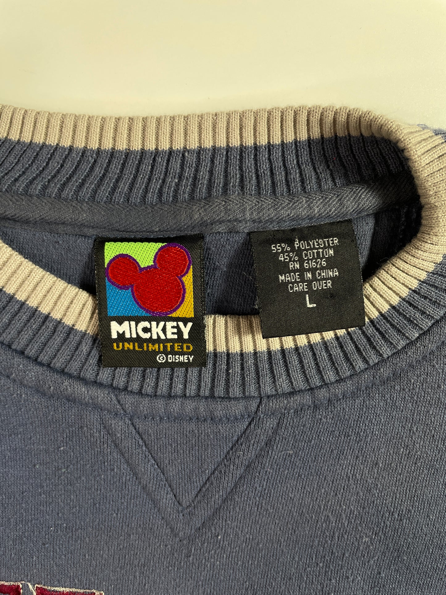 00' DISNEY MICKEY Size L Vintage Sweat-shirt / A4504
