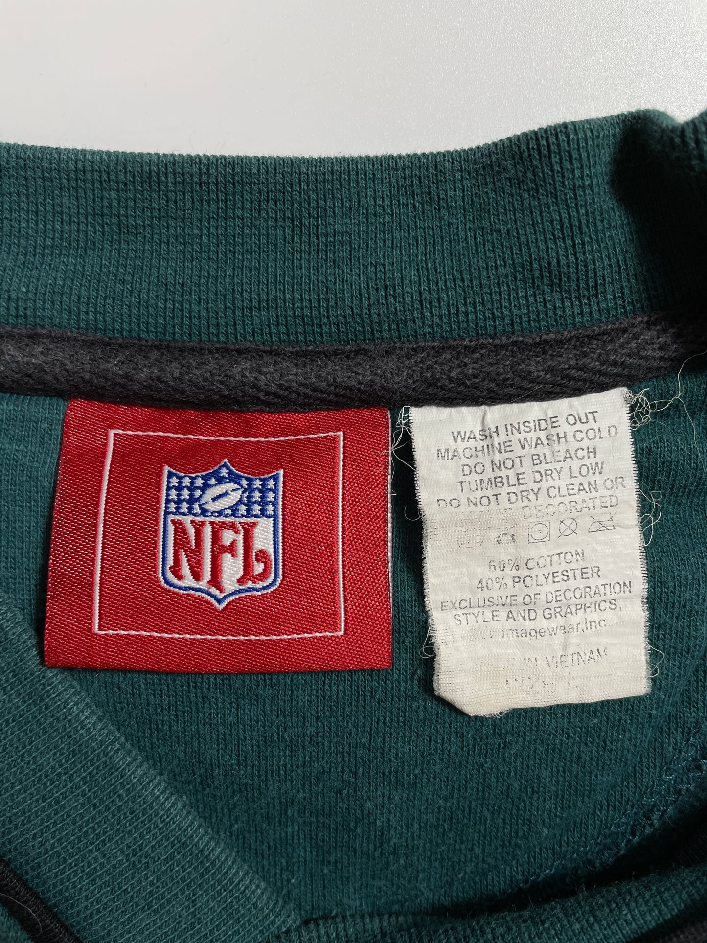 Vintage PHILADELPHIA EAGLES Size L NFL Sweat-shirt / E2738S