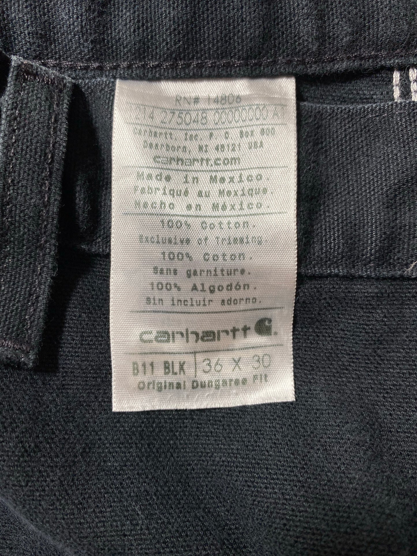 Vintage CARHARTT Size W34xL29 Duck Pants / K9055