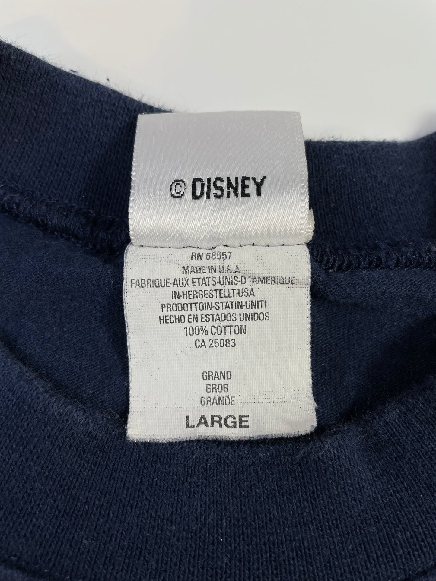 00' DISNEY MICKEY Size L Vintage T-shirt / A972
