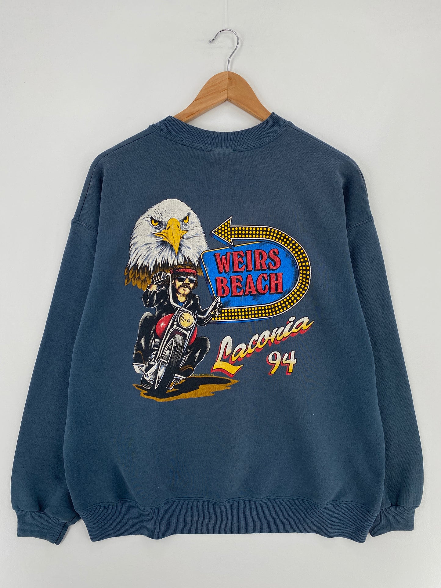 1993 HARLEY DAVIDSON Made in USA Size XL Vintage Sweat-Shirt / E735
