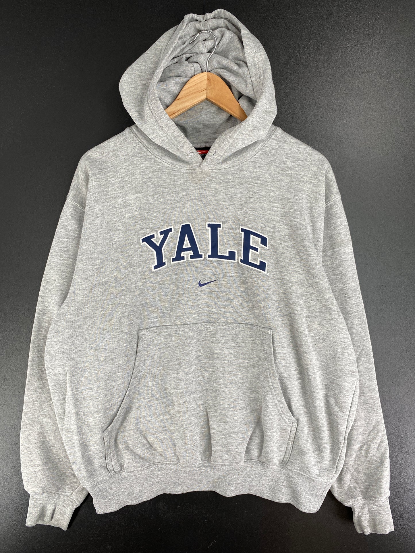 00' NIKE YALE UNIVERSITY Size M Vintage College Hoodie Sweat-Shirts / A5356
