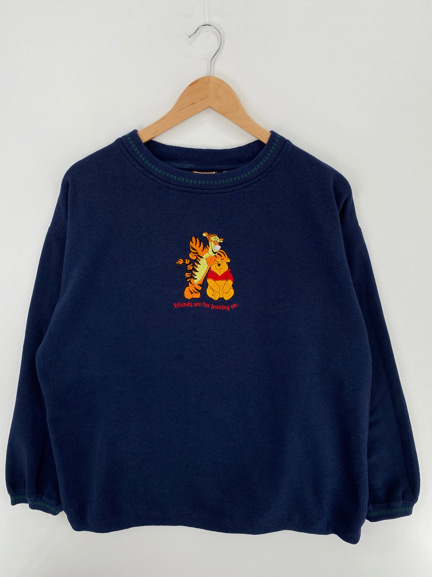 00' DISNEY WINNIE THE POOH x TIGGER Size XL Vintage Sweat-shirt / A4705