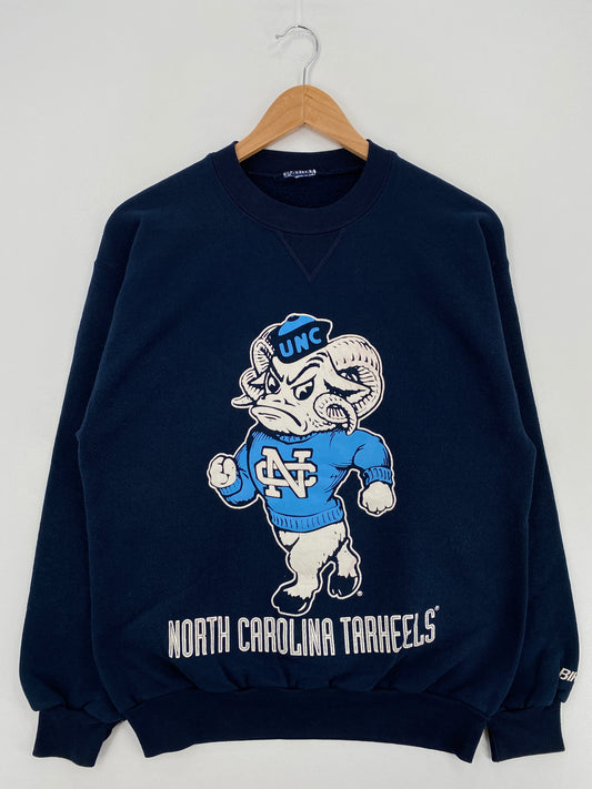 90’s NORTH CAROLINA TAR HEELS Size No Tag(Approx.L) College Sweat-Shirt / A5789