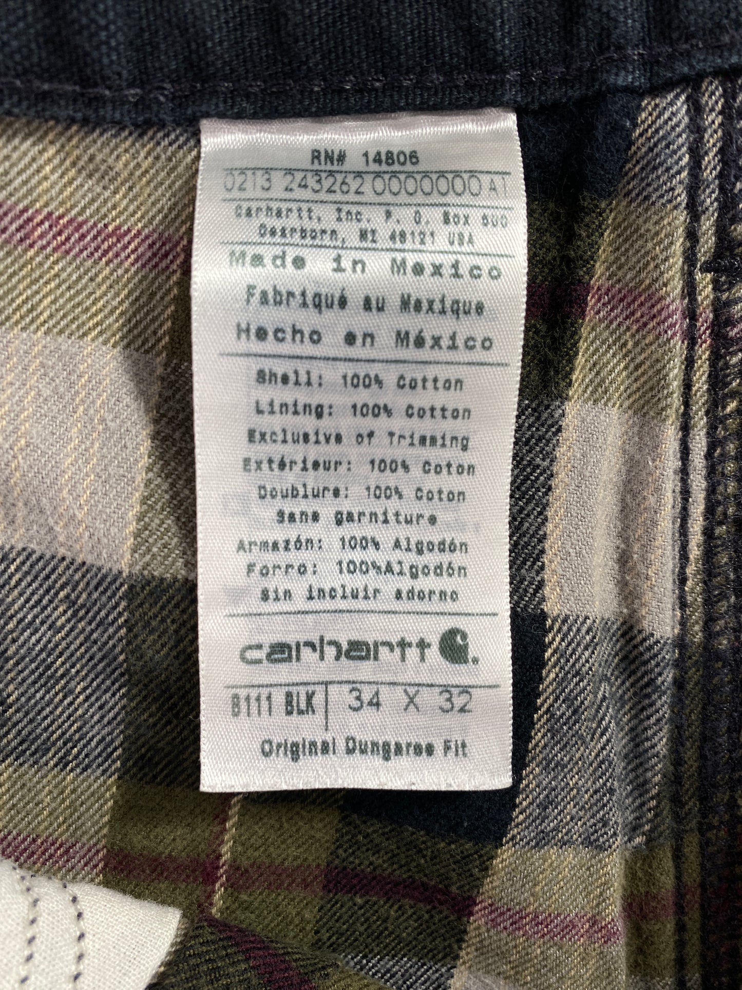 Vintage CARHARTT Size W32xL31 Duck Pants / A5933