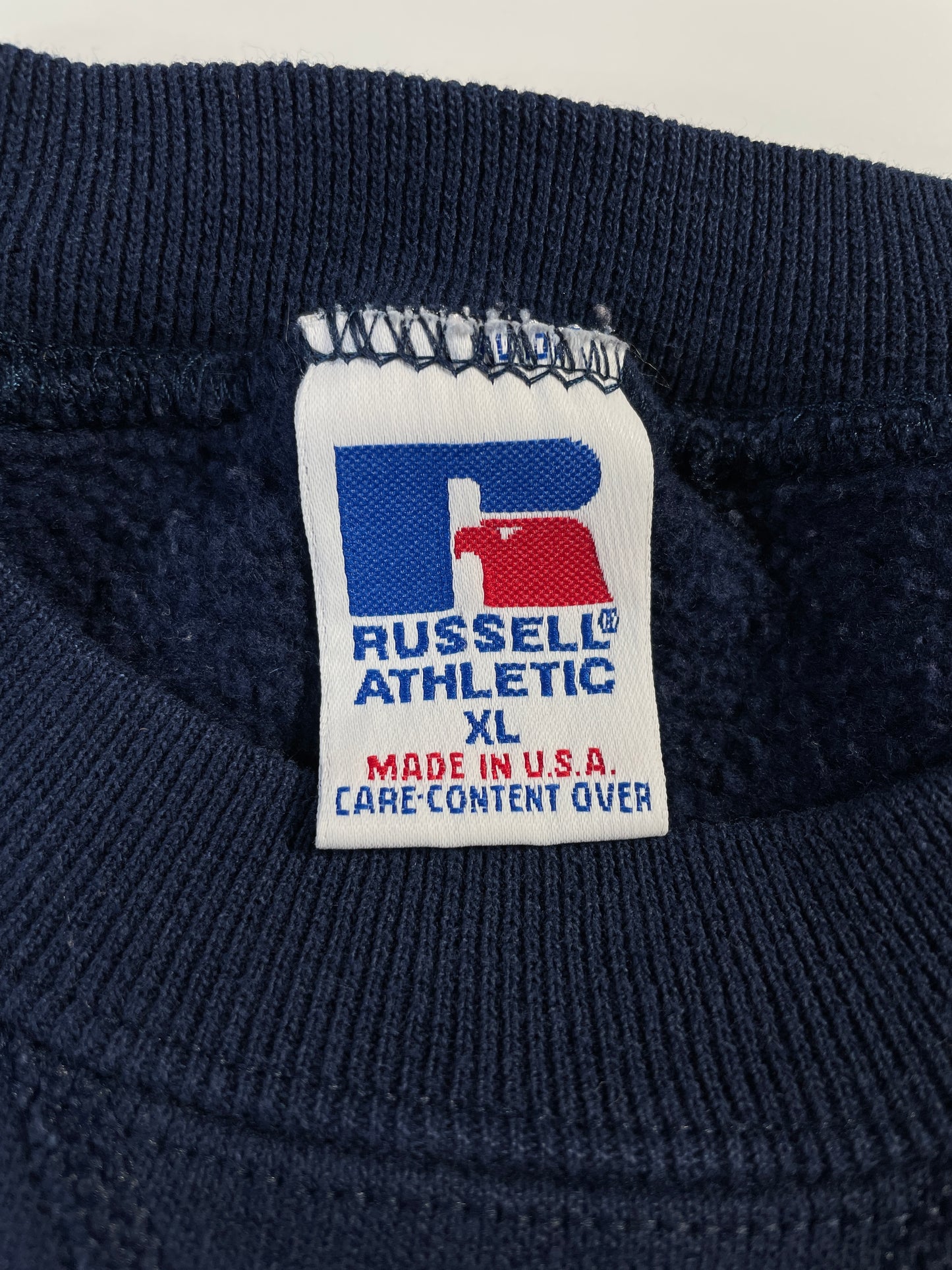90's RUSSELL x HARTWICK Made in USA Size XL Vintage College Sweat-Shirt / E4264S
