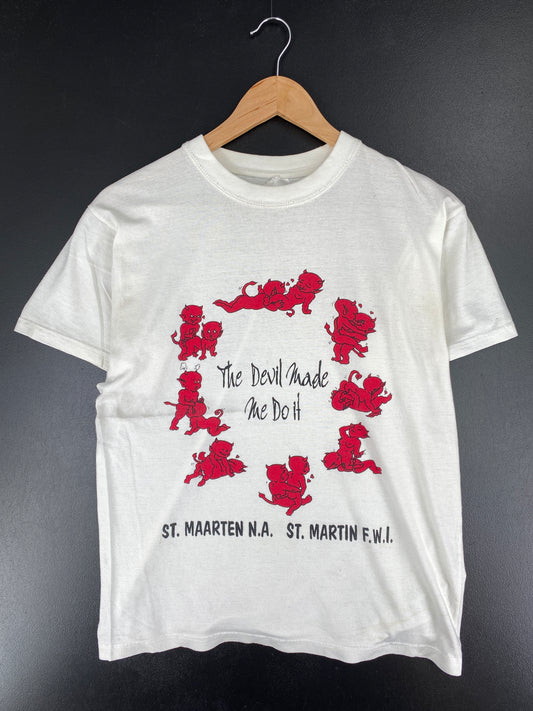 90’s ST MAARTEN N.A. Size M Vintage T-Shirts / A5737