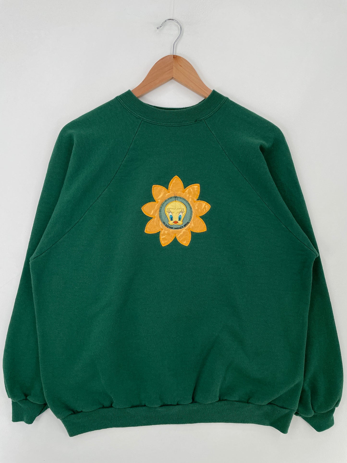 00' LOONEY TUNES TWEETY Size XL Vintage Sweat-Shirt / E4015S