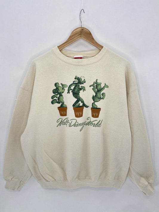 90’s Walt Disney World Made in USA Size L Vintage Sweat-shirt  / K5150